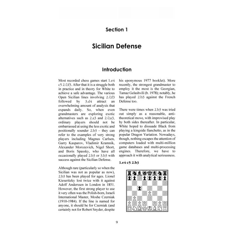 Sabotaging the Sicilian, French and Caro-Kann Defenses with 2.b3 - Jerzy Konikowski, Marek Soszyński (K-5439)