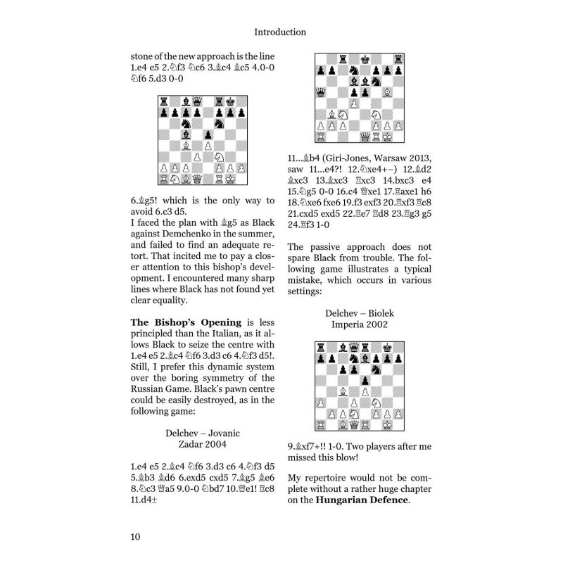 Bc4 against the Open Games - Alexander Delchev (K-5442)