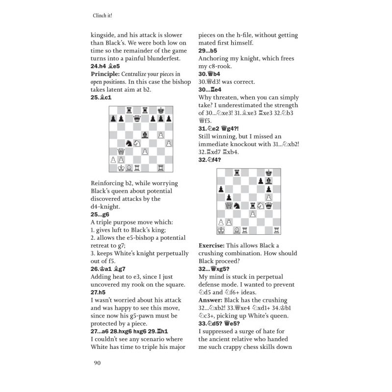 Clinch It! How to Convert an Advantage into a Win in Chess - Cyrus Lakdawala (K-5550)