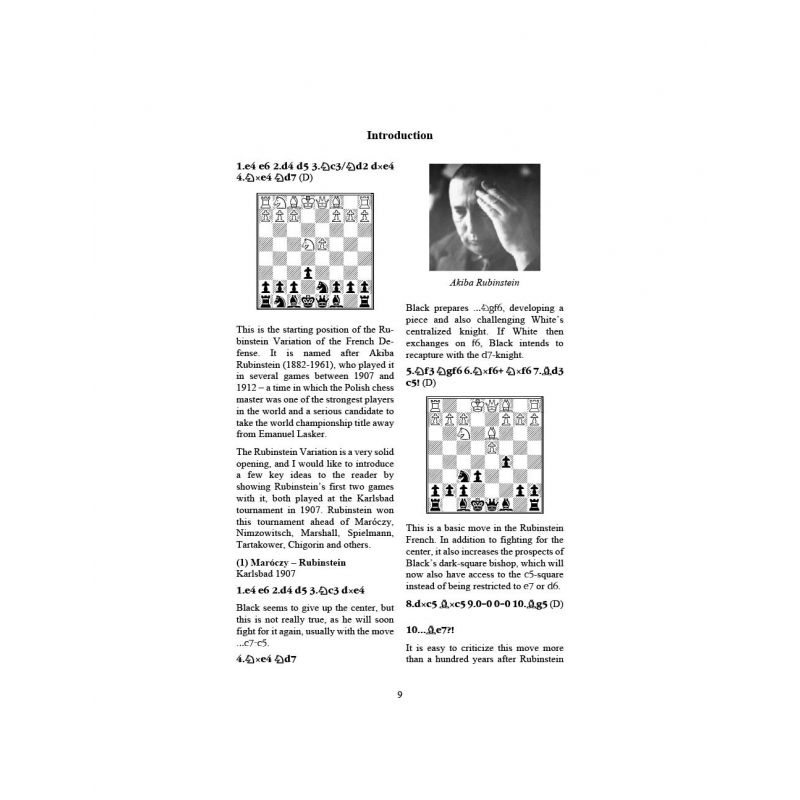 Hannes Langrock - French Defense: The Solid Rubinstein Variation: Druga edycja. (K-5570)
