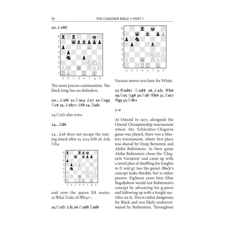 I. Sokolov & I. Salgado Lopez - The Chigorin Bible (K-5585)