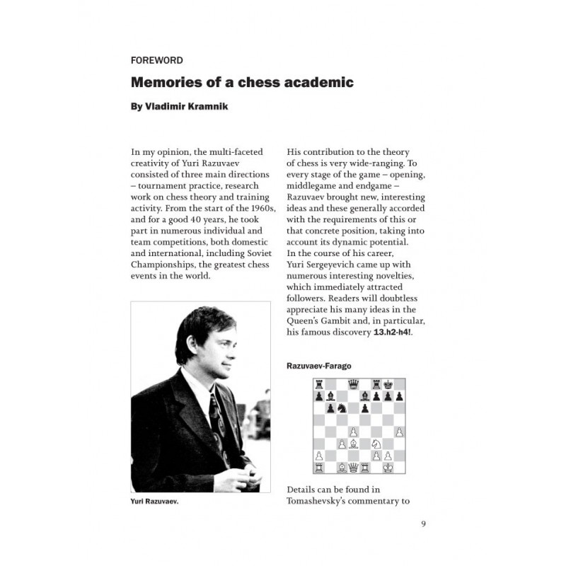 B. Postovsky, M. Glukhovsky - "Devoted to Chess: The Creative Heritage of Yuri Razuvaev" (K-5618)