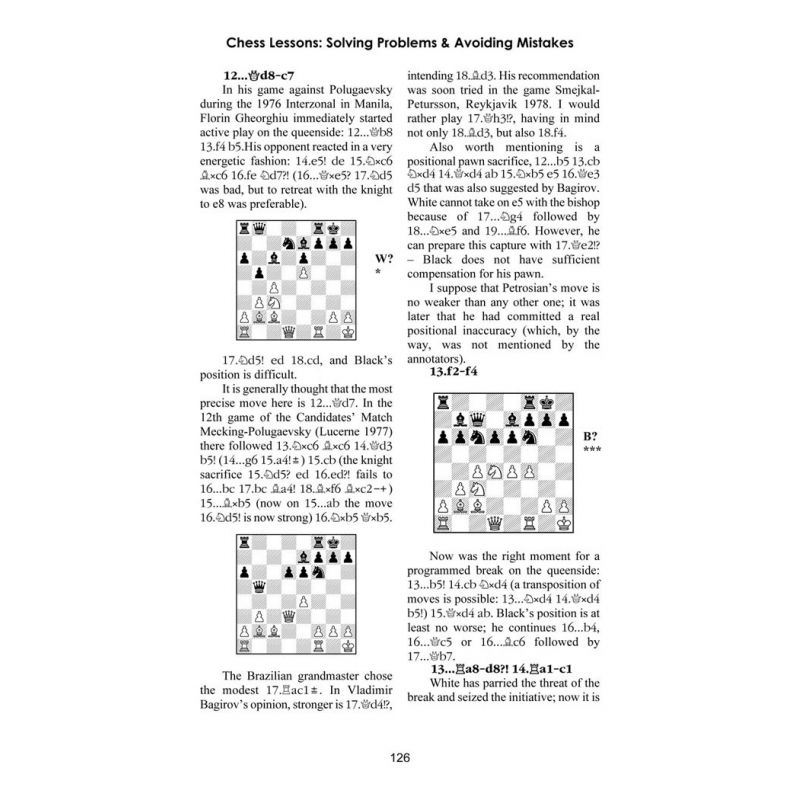 Mark Dvoretsky - "Chess Lessons: Solving Problems & Avoiding Mistakes" (K-5620)
