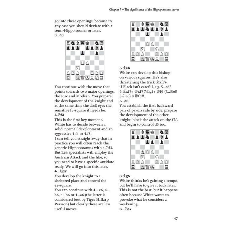 Alessio de Santis - The Hippopotamus Defence: A Deceptively Dangerous Universal Chess Opening System for Black (K-5660)