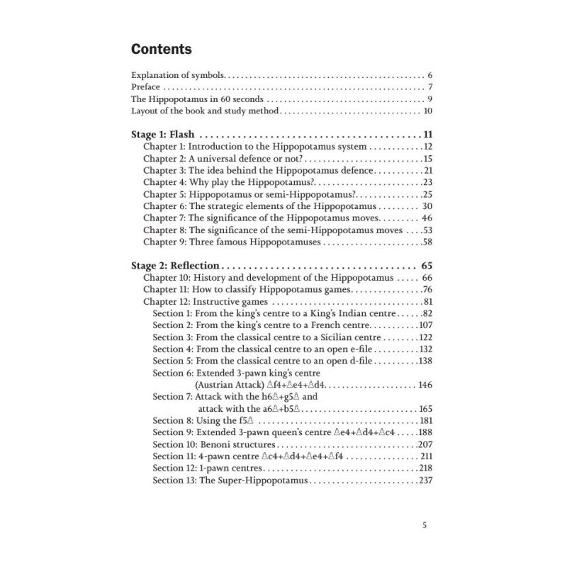 Alessio de Santis - The Hippopotamus Defence: A Deceptively Dangerous Universal Chess Opening System for Black (K-5660)