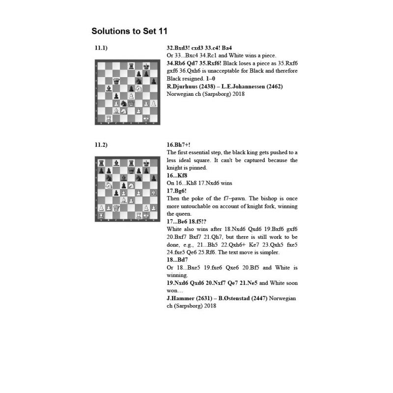 Carsten Hansen - Chess Tactics Volume 1: Sharpen your tactical ability daily on your way to mastery (K-5664)