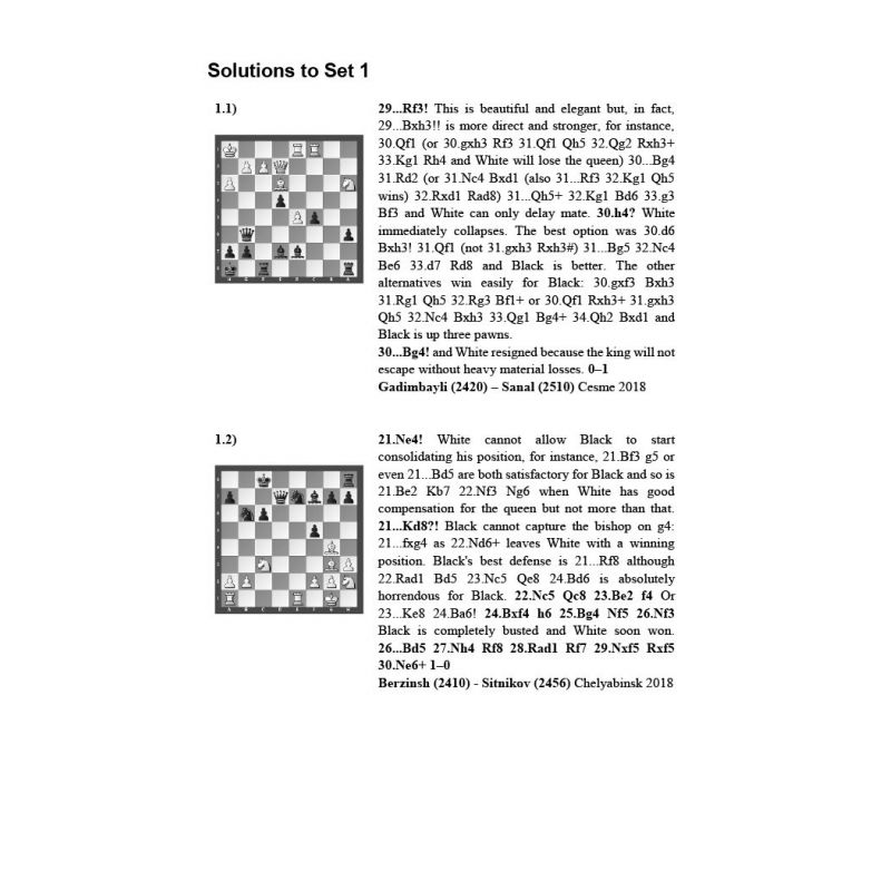 Carsten Hansen - Chess Tactics Volume 1: Sharpen your tactical ability daily on your way to mastery (K-5664)