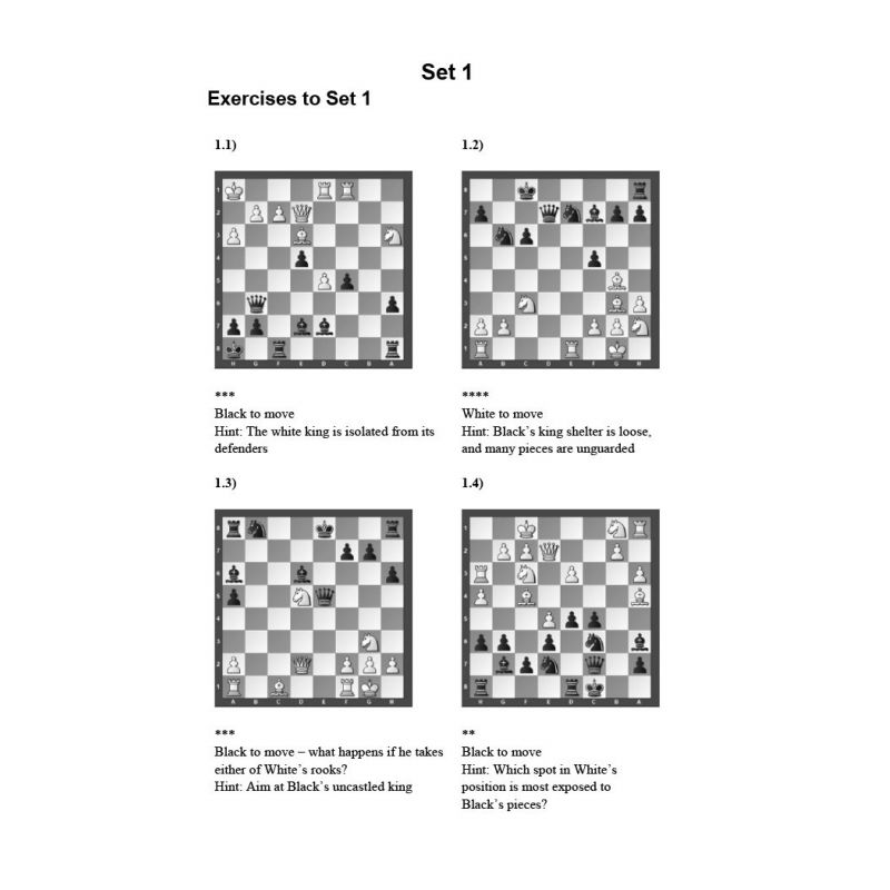 Carsten Hansen - Chess Tactics Volume 1: Sharpen your tactical ability daily on your way to mastery (K-5664)