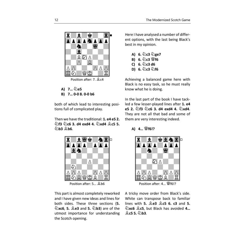 Milos Pavlovic - The Modernized Scotch Game: A Complete Repertoire for White and Black (K-5750)