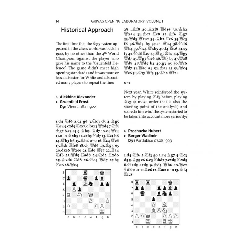 Grivas Opening Laboratory - Część 1: Slav Defence, Gruenfeld Defence and Blumenfeld Gambit - Efstratios Grivas (K-5772)