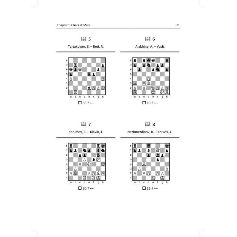 Chess Calculation Training for Kids and Club Players - Level 1: Checkmating - Romain Edouard (K-5780)