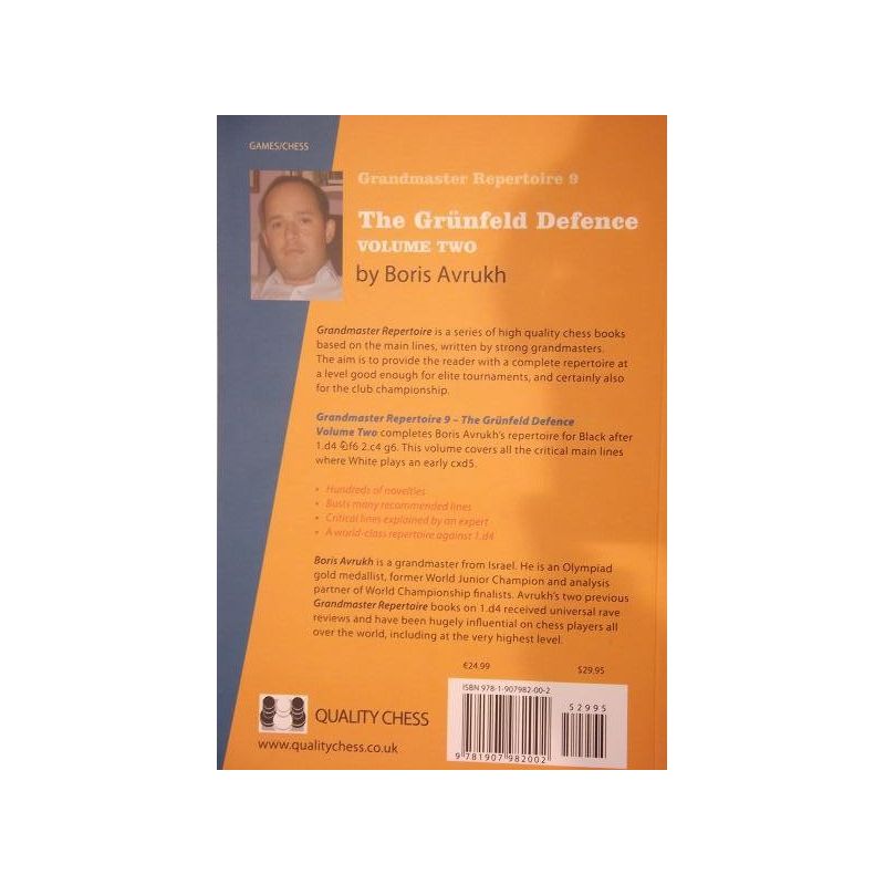 B.Avrukh " Grandmaster Repertoire 9 - The Grunfeld Defence Volume Two " ( K-2592/9/2 )