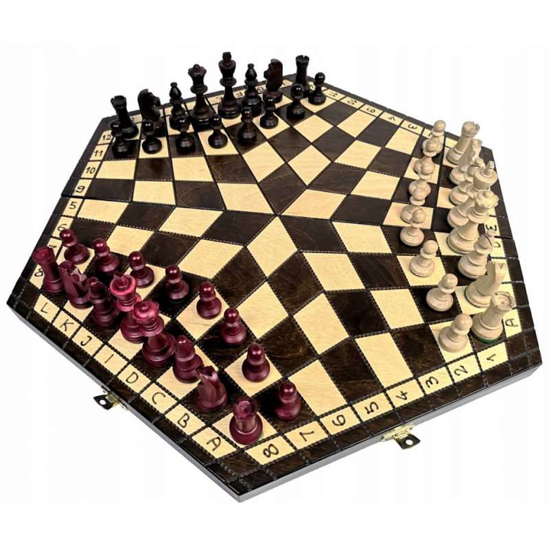 Szachy dla trzech graczy / Szachy dla 3 graczy Duże ( S-62 )