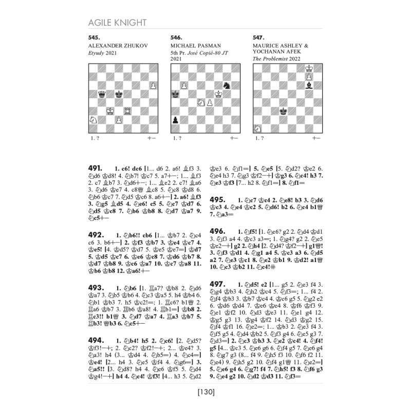 Anthology of Miniature Endgame Studies - Yochanan Afek (K-6242)