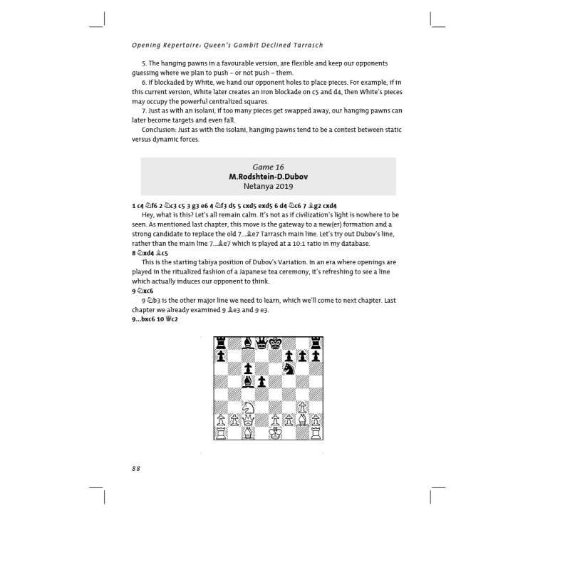 Queen's Gambit Declined: Tarrasch | Opening Repertoire - Cyrus Lakdawala (K-6243)