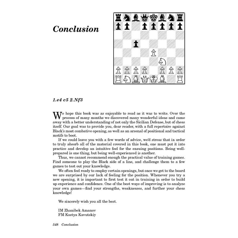 Modernized: The Open Sicilian | Z.Amanov, K. Kavutskiy (K-3672)