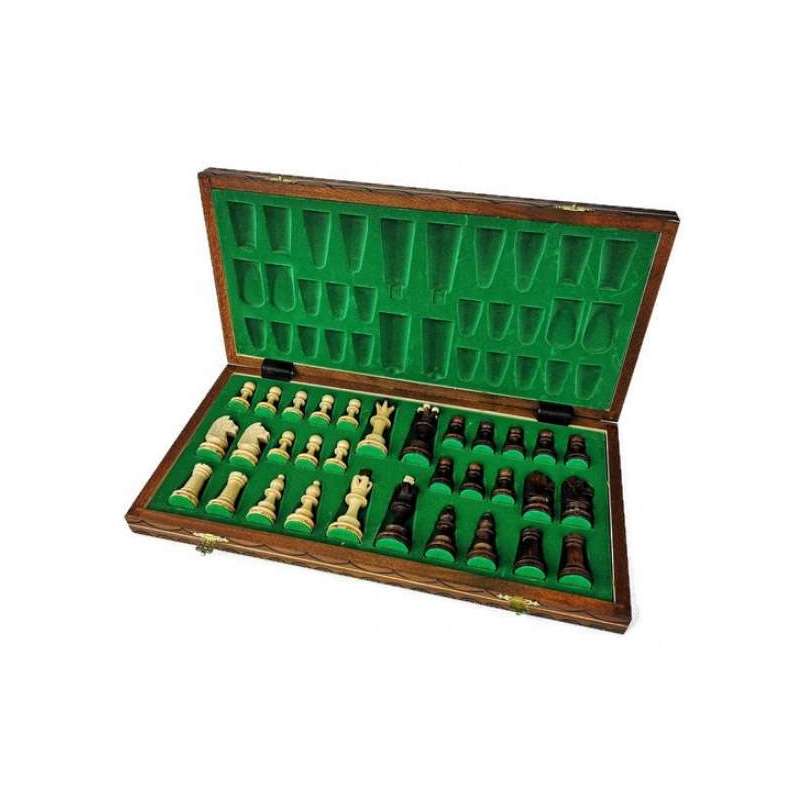 Szachy Junior - Wypalane, ozdobne (S-231)