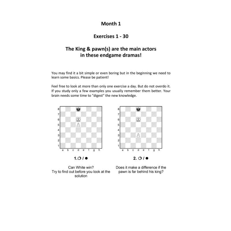 365 Endgames Lessons for Novices - Heinz Brunthaler (K-6329)