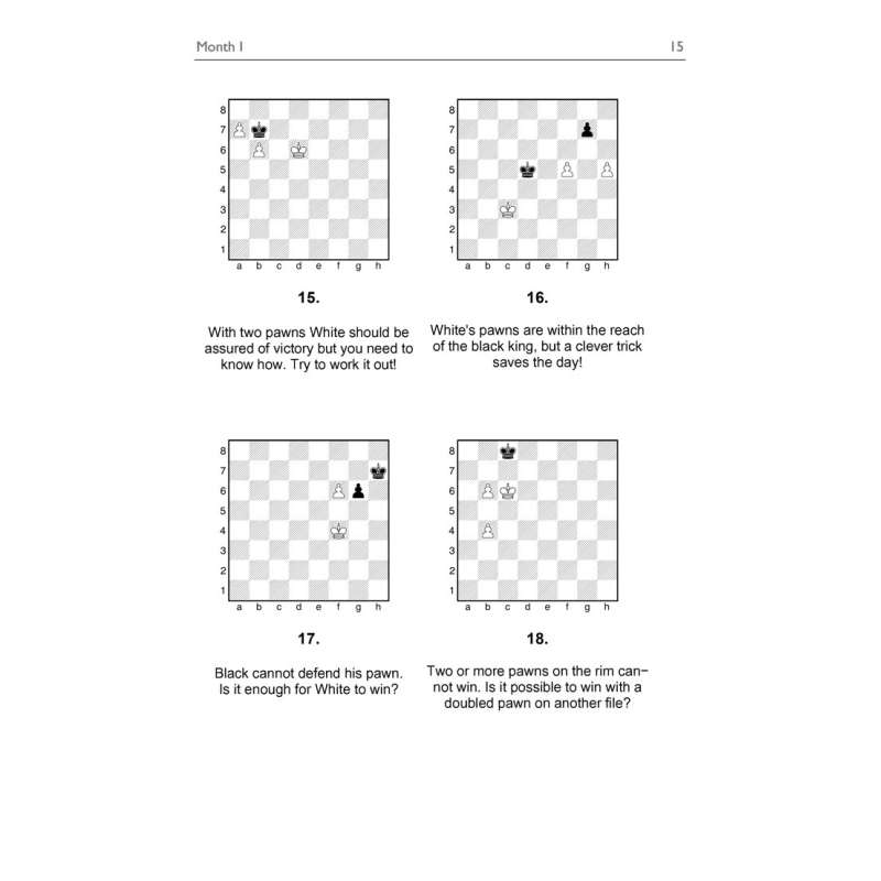 365 Endgames Lessons for Novices - Heinz Brunthaler (K-6329)