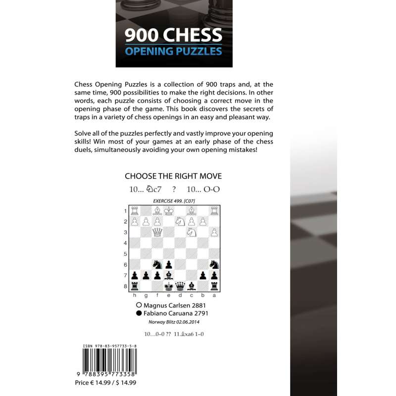 900 Chess Opening Puzzles - Martin Surman