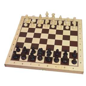 Szachy drewniane turniejowe nr 4 magnetyczne (S-10/tm)