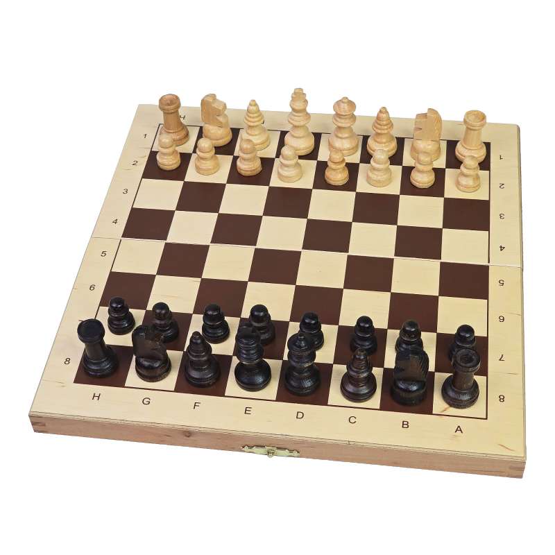 Szachy drewniane magnetyczne (S-8/tm)