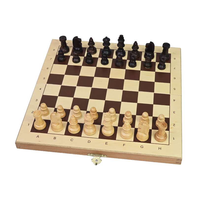 Szachy drewniane magnetyczne (S-8/tm)