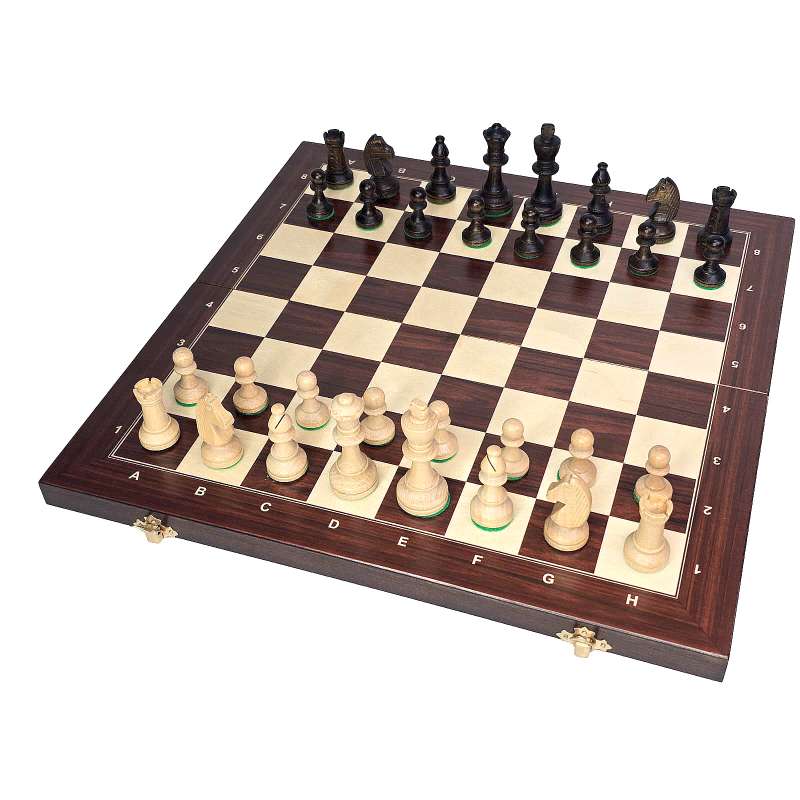 Szachy Turniejowe nr 4 mahoń jasny (S-10/mj)