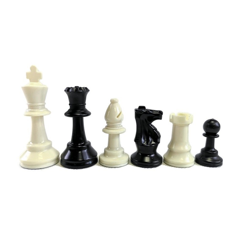 Figury szachowe Staunton nr 4 plastikowe (S-51)
