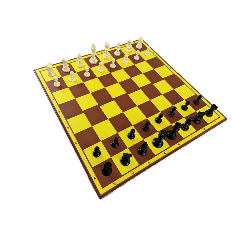 Figury szachowe Staunton nr 4 plastikowe (S-51)