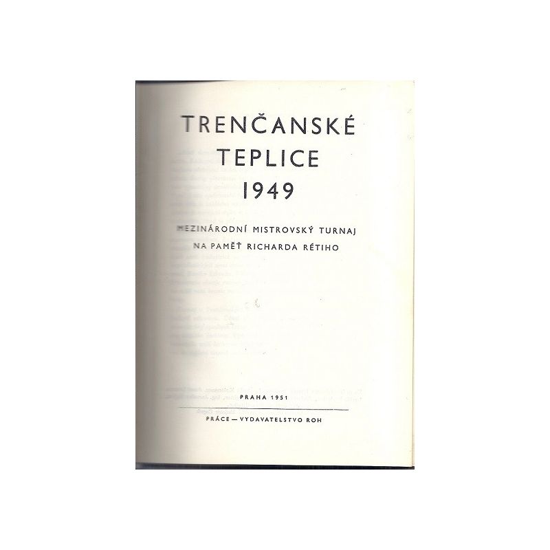 "Trencanske Teplice 1949" Josef Louma-(K-944)