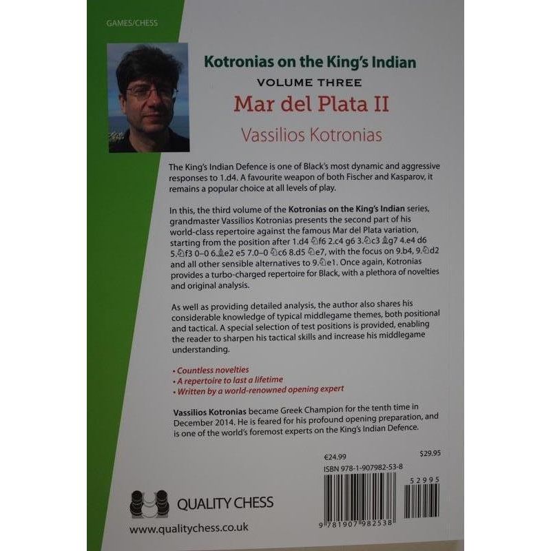 V.Kotronias vol.3 " Kotronias on the King's Indian. Mar del Plata II " ( K-3576/3 )