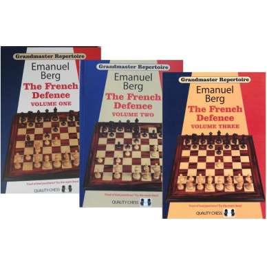 Berg Emanuel. Arcymistrzowski Repertuar. French Defence 3 tomy ( K-3607/kpl) Berg Emanuel. Arcymistrzowski Repertuar. French Defence 3 tomy ( K-3607/kpl)