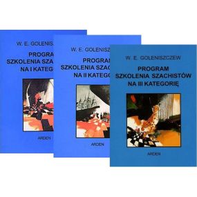 Goleniszczew "Program szkolenia szachistów na I, II i III kat" Zestaw 3 części ( K-386/kpl )