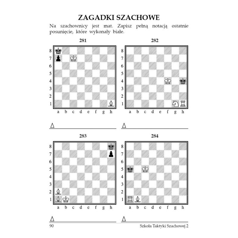 gm J. Zezulkin, "Szkoła Taktyki Szachowej 2 (II wydanie). Pierwszy - drugi rok  nauczania" ( K-3685/2)