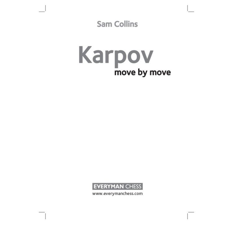 Sam Collins "Karpov. Ruch za ruchem" (K-5109/2)