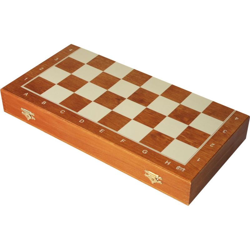 Szachy drewniane magnetyczne rozmiar turniejowy nr 4 (S-101)