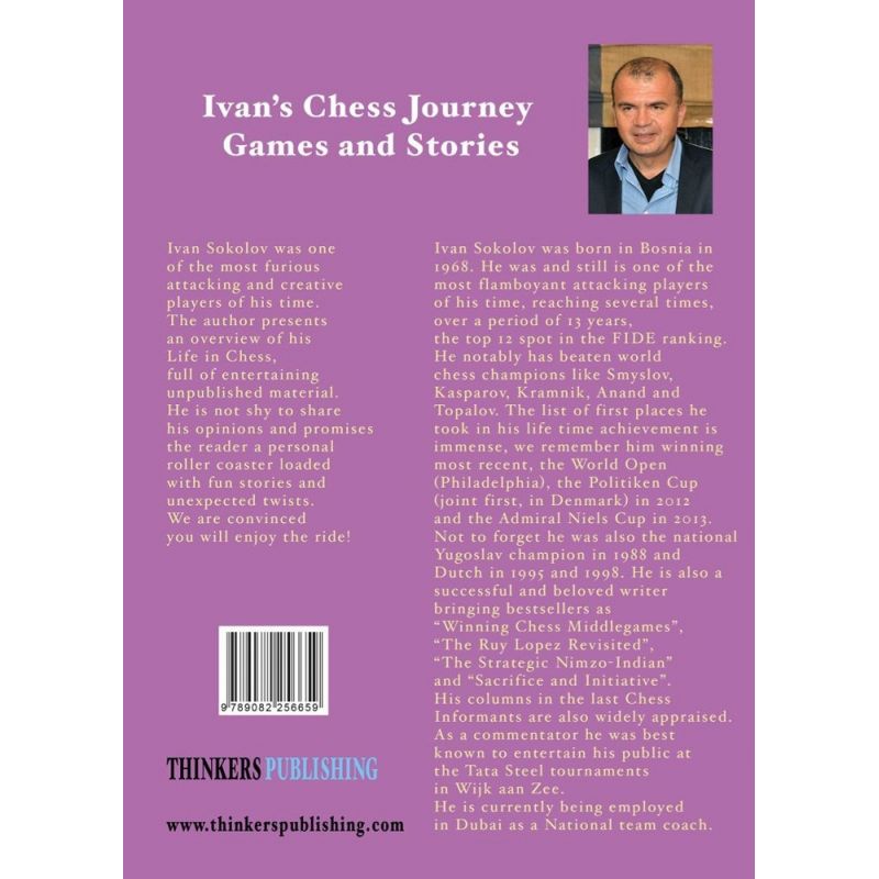 Ivan Sokolov - "Ivan's Chess Journey: Games and Stories" (K-5183)