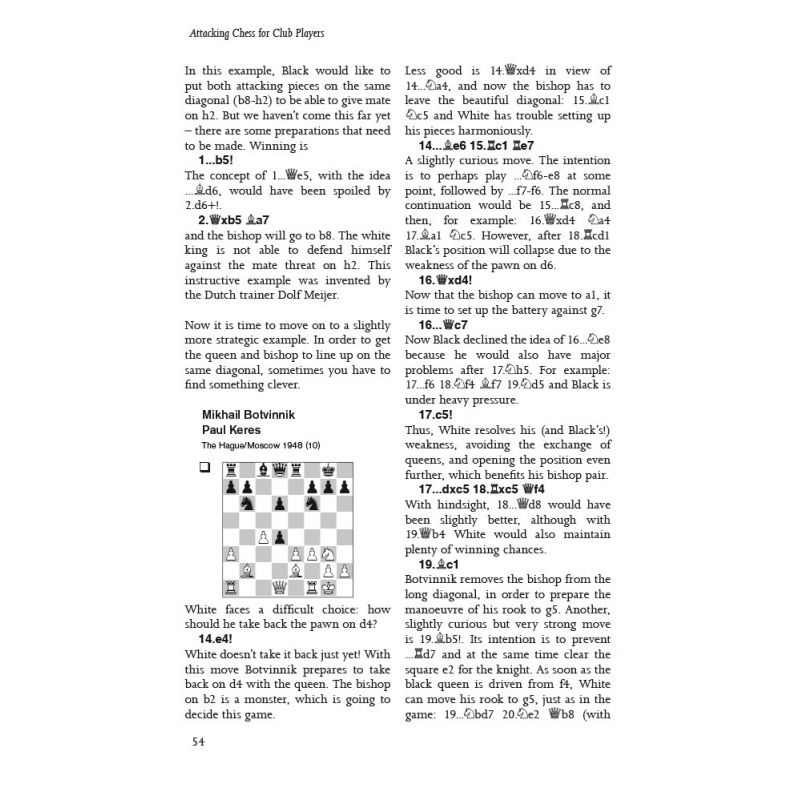 H. Grooten - "Attacking Chess For Club Players" (K-5211)