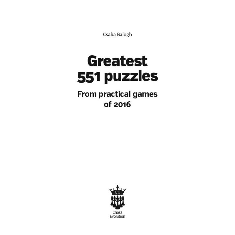 C. Balogh - Greatest 551 puzzles (K-5213)