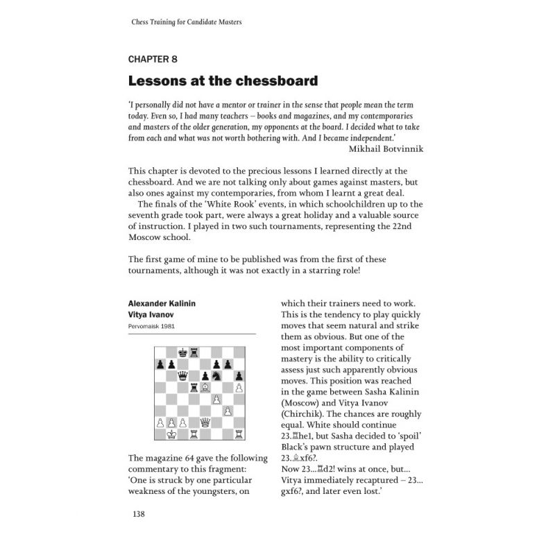 A. Kalinin - Chess Training for Candidate Masters (K-5226)