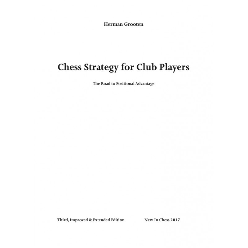 H. Grooten - Chess Strategy for Club Players - wyd. 3 (K-5227) 