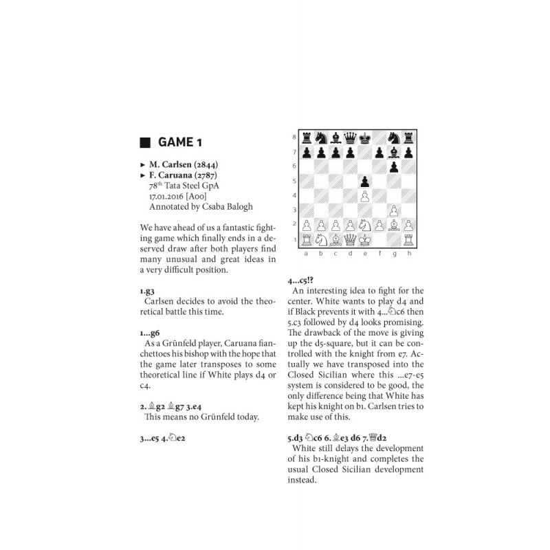 A. Naiditsch, C. Balogh, S. Mazé - Most Exciting Games of 2016 With Extensive Analysis (K-5228/2)