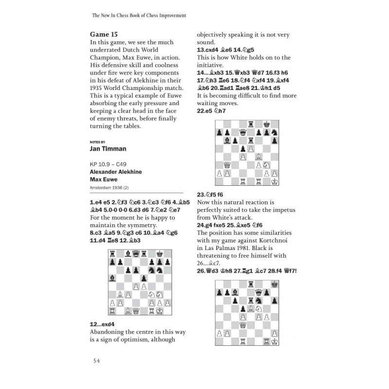 The New In Chess Book of Chess Improvement (K-5247)