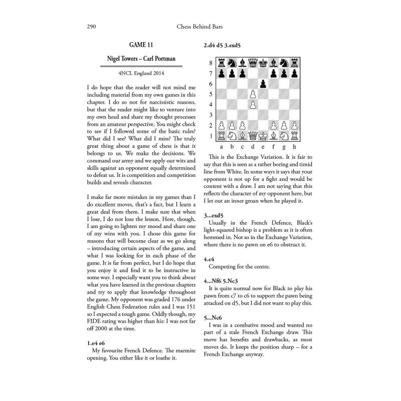 Carl Portman - Chess Behind Bars (twarda oprawa) (K-5272)