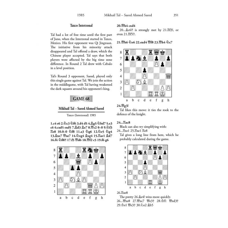 Mikhail Tal's Best Games 3 - The Invincible by Tibor Karolyi (K-5293)