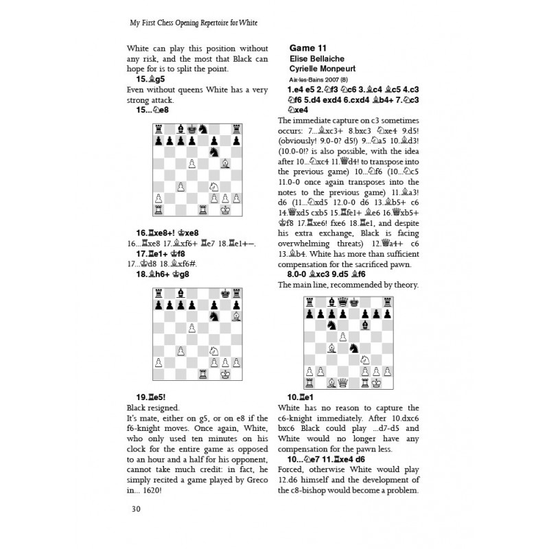 My First Chess Opening Repertoire dla białych i czarnych (K-5274/set)