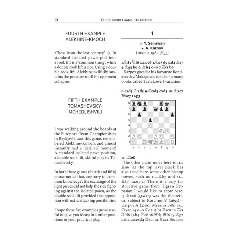 Chess Middlegame Strategies, Volume 1 - Ivan Sokolov (K-5315)