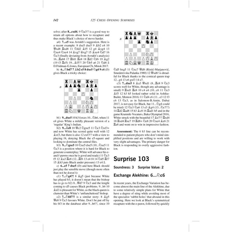 125 Chess Opening Surprises - Graham Burgess (K-5375)